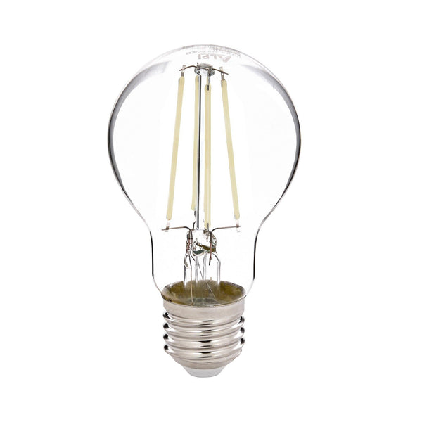 Bec cu LED E27 A60 - Alb, Transparent, 6x14 cm