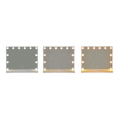 Belia led oglindă 60x12x80cm, Natural, 60x12x80 cm, vedere frontală, metal, PP, sticlă, pentru locuință
