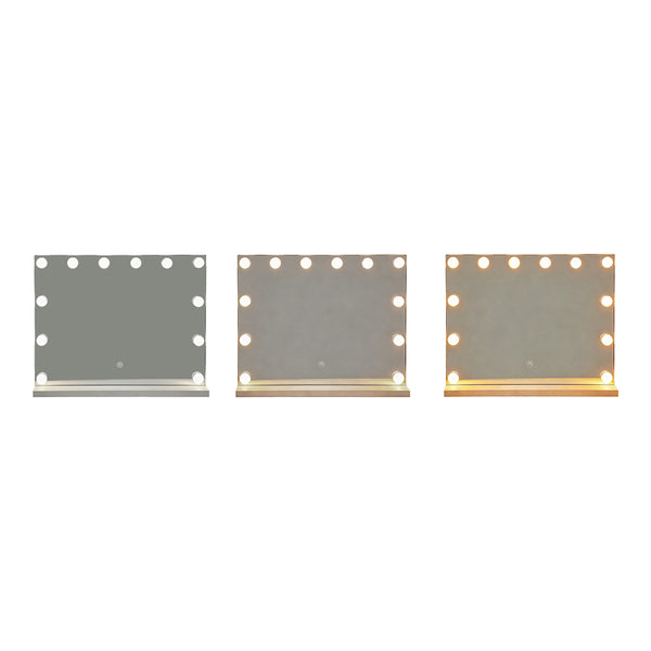 Belia led oglindă, Natural, 60x12x80 cm
