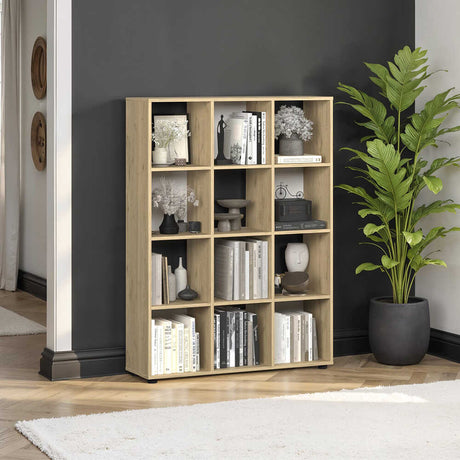 Biblioteca Adore Cubic, Stejar, 104x141x30 cm