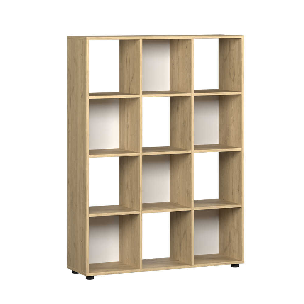 Biblioteca Adore Cubic, Stejar, 104x141x30 cm