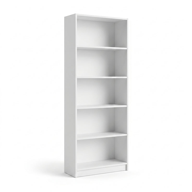 Biblioteca Adore Libra, 5 rafturi, 56 x 170 x 20 cm - Alb