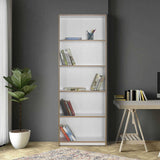 Biblioteca Adore Modern, 5 rafturi, 64x182x26 cm - Natur