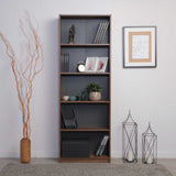 Biblioteca Adore Modern, 5 rafturi, 64x182x26 cm - Nuc