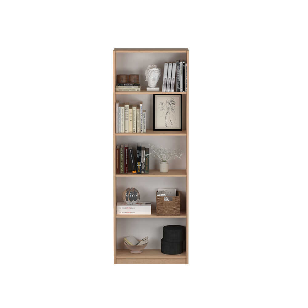 Biblioteca Adore Modern, 5 rafturi, 64x182x26 cm - Sonoma