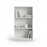 Biblioteca Adore Nino, 3 rafturi, Alb - Stejar, 58x106x23 cm - Biblioteca Adore Nino, 3 rafturi, Alb - Stejar, 58x106x23 cm