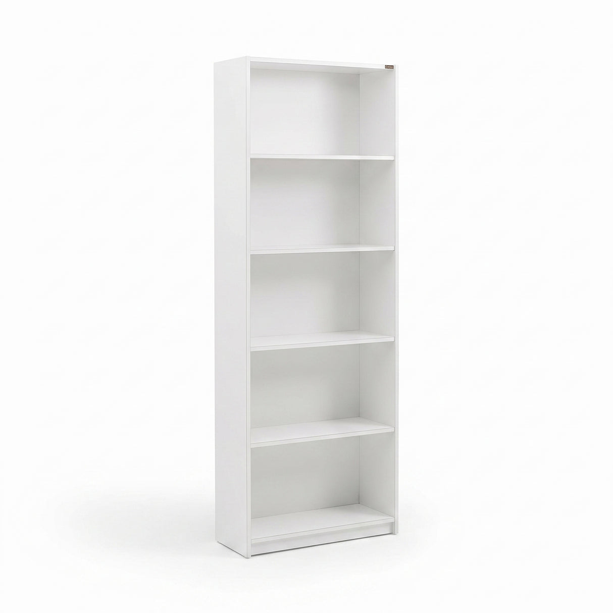 Biblioteca Adore Nurdan, 5 rafturi, 58x170x23 cm - Alb