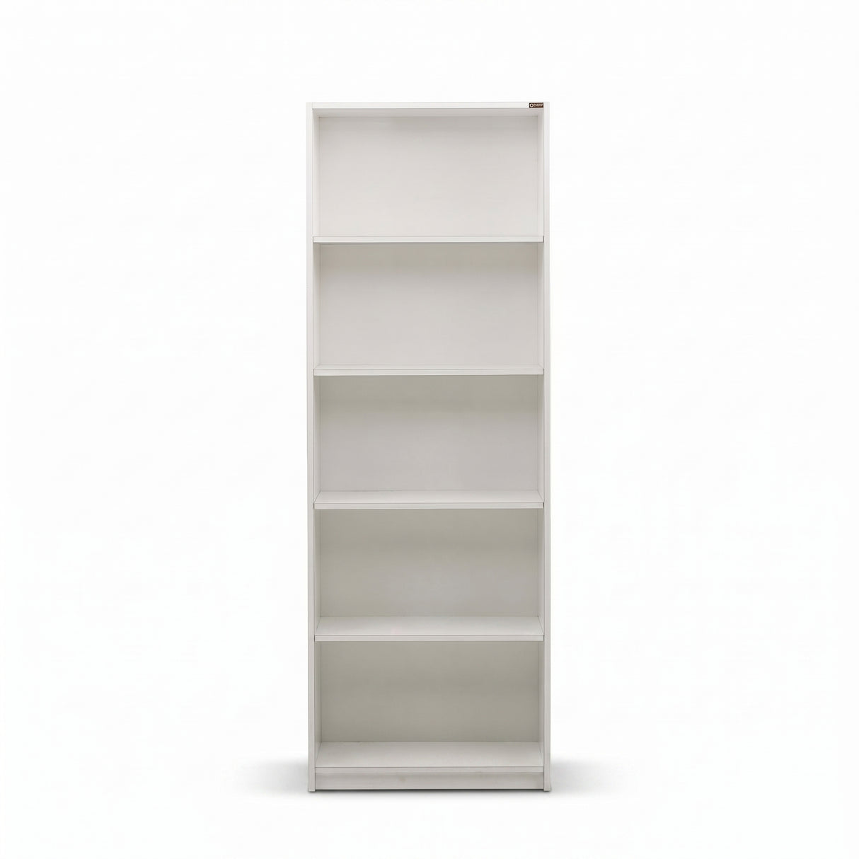 Biblioteca Adore Nurdan, 5 rafturi, 58x170x23 cm - Alb
