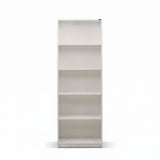 Biblioteca Adore Nurdan, 5 rafturi, 58x170x23 cm - Alb