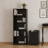 Biblioteca Adore Nurdan, 5 rafturi, 58x170x23 cm - Antracit