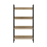 Biblioteca Adore Profile cu 4 rafturi, Stejar, 73x136x35 cm
