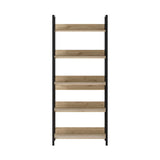 Biblioteca Adore Profile cu 5 rafturi, Stejar, 73x172x35 cm