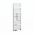 Biblioteca Adore White, 8 rafturi, Alb, 55 x 187 x 23 cm