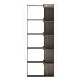 Detaliu material și finisaj pentru Corpus Bibliotecă antracit-sonoma 61x22x162cm, Sonoma-Antracit