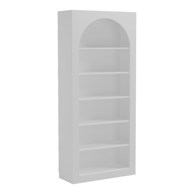 Biblioteca Boke, Alb, 80x32x180 cm