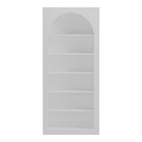 Biblioteca Boke, Alb, 80x32x180 cm