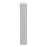 Biblioteca Boke, Alb, 80x32x180 cm
