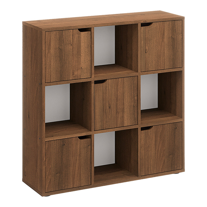 Biblioteca Bookel, Alb, 88x28x89 cm - Nuc