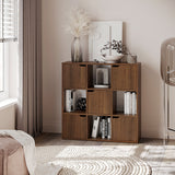 Biblioteca Bookel, Alb, 88x28x89 cm - Nuc
