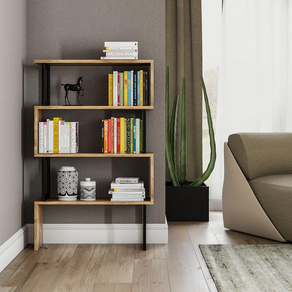 Biblioteca Ceylan Scandinav, Nuc, 80x128x22 cm