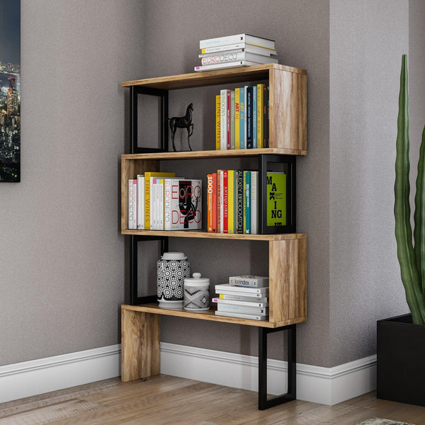 Biblioteca Ceylan Scandinav, Nuc, 80x128x22 cm