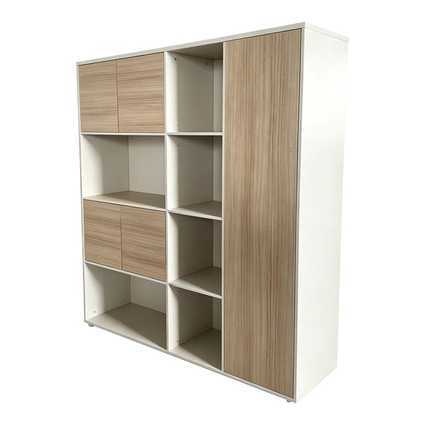 Biblioteca Chidi, Stejar-Bej, 160x40x200 cm