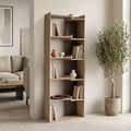 Biblioteca Corpus, Sonoma-Antracit, 61x22x162 cm, imagine principală, PAL melaminat, pentru living