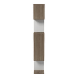 Bibliotecă Mito cu spațiu de organizare, Stil Modern, Material, Sonoma-Antracit, 109x25x161 cm - sonoma - white