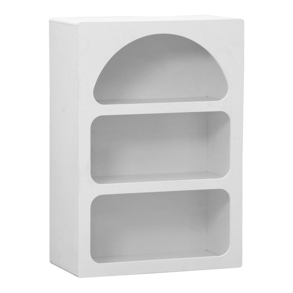Bibliotecă cu rafturi Emersi, alb, 70x35x100 cm