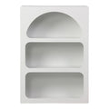 Bibliotecă cu rafturi Emersi, alb, 70x35x100 cm, detaliu produs