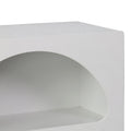 Bibliotecă cu rafturi Emersi, alb, 70x35x100 cm, perspectiva suplimentara
