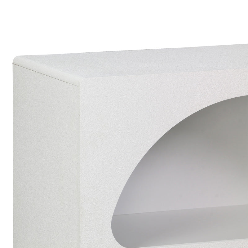 Bibliotecă cu rafturi Emersi, alb, 70x35x100 cm