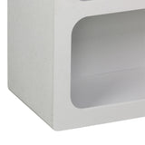 Bibliotecă cu rafturi Emersi, alb, 70x35x100 cm