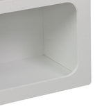 Bibliotecă cu rafturi Emersi, alb, 70x35x100 cm