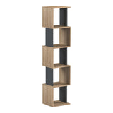 Biblioteca Cubik, 35x30x161 cm - Sonoma-Antracit