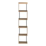 Biblioteca Cubik, 35x30x161 cm - Sonoma-Antracit