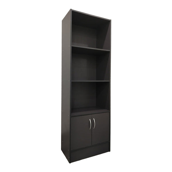 Biblioteca cu rafturi Tekaro, Lemn, Diverse culori, 57x33x180 cm