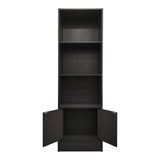 Biblioteca cu rafturi Tekaro, Lemn, Sonoma, 57x33x180 cm - Antracit