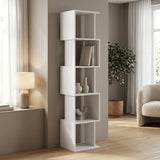 Biblioteca Cubik, 35x30x161 cm - Alb