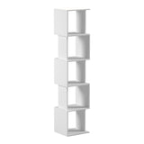 Biblioteca Cubik, 35x30x161 cm - Alb