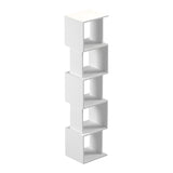 Biblioteca Cubik, 35x30x161 cm - Alb