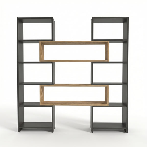 Bibliotecă de Colț Multifuncțională, 163x150x22 cm
