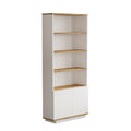 Biblioteca Dentist cu 2 usi si 5 rafturi, Stejar, 78 x 169 x 27 cm