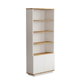 Biblioteca Dentist cu 2 usi si 5 rafturi, Stejar, 78 x 169 x 27 cm