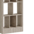 Biblioteca Dividre, stejar Sonoma, 80x30x181 cm, perspectiva suplimentara