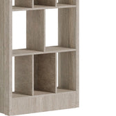 Biblioteca Dividre, stejar Sonoma, 80x30x181 cm, perspectiva suplimentara