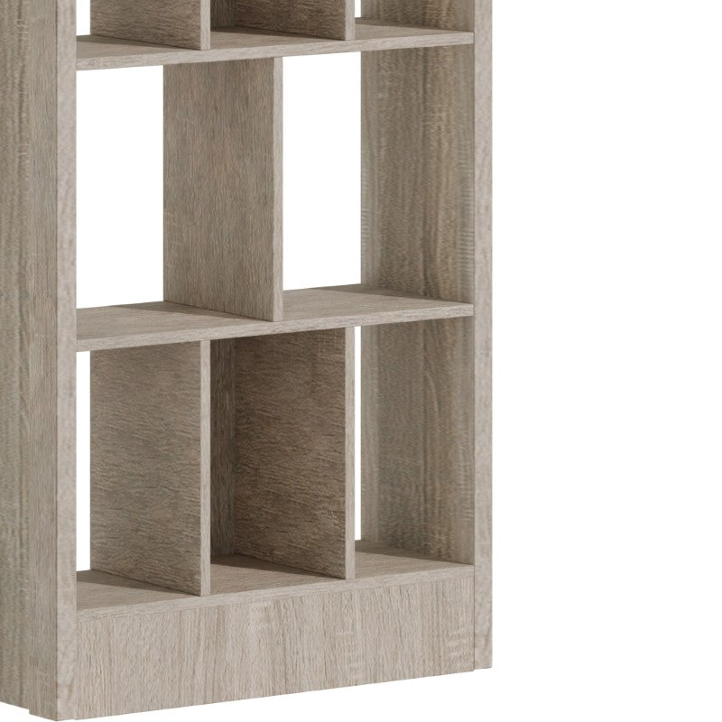 Biblioteca Dividre, stejar Sonoma, 80x30x181 cm, perspectiva suplimentara