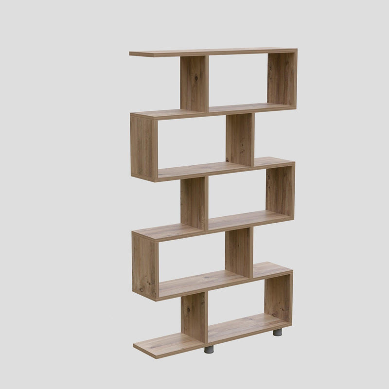 Biblioteca Elif - Pine, Stejar, 90 x 156 x 20 cm