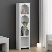 biblioteca Bibliotecă Emersi, Alb, 48x35x180 cm