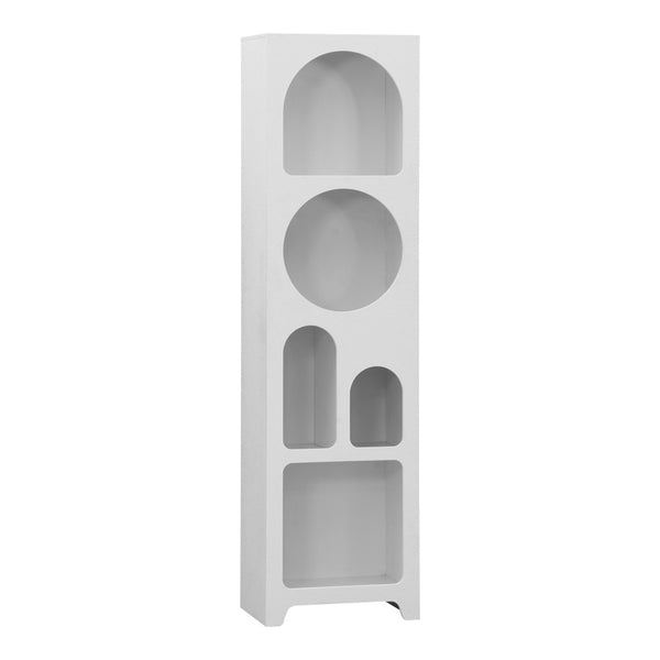 Bibliotecă Emersi, Alb, 48x35x180 cm